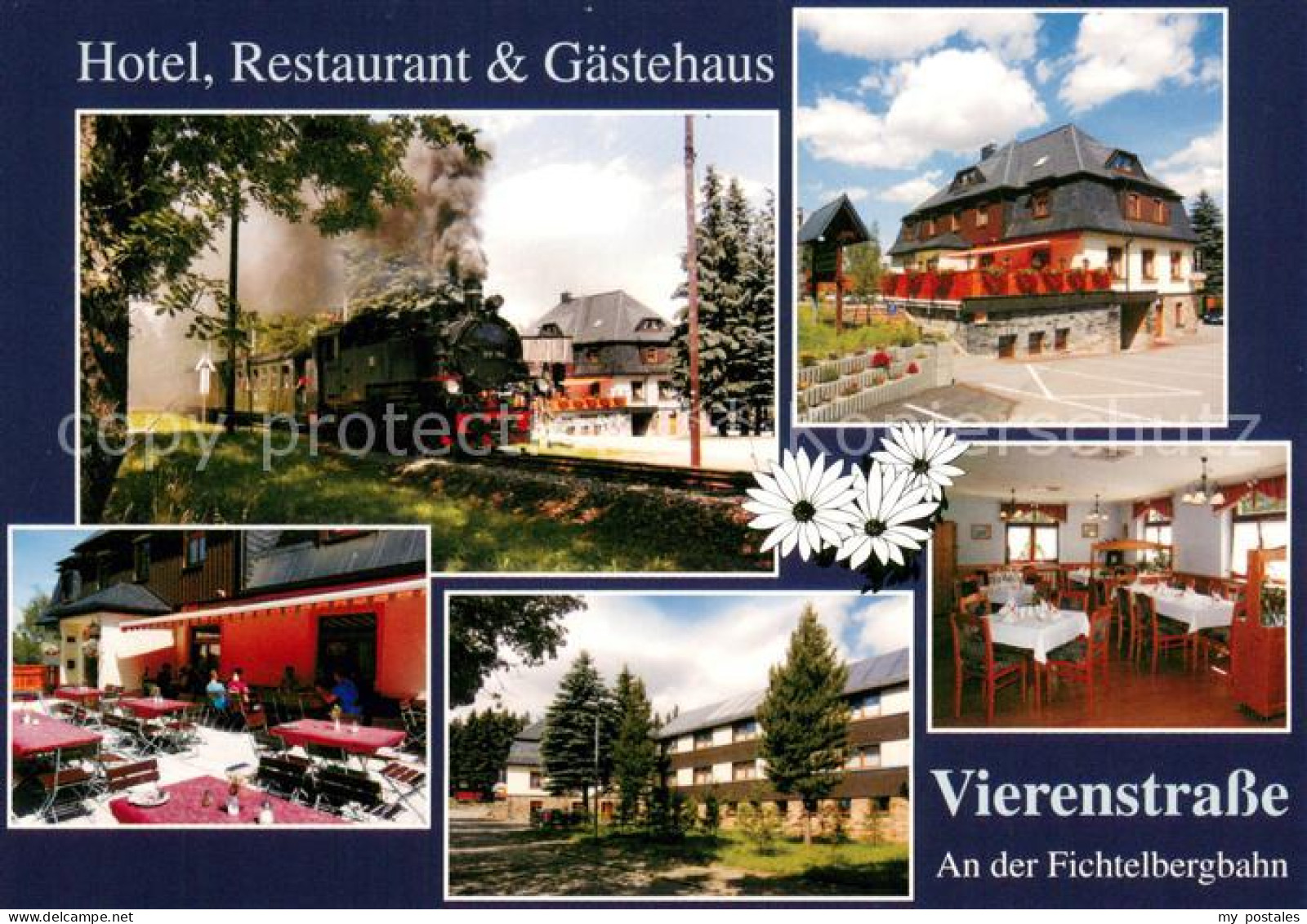 Neudorf Sehmatal Hotel Gaestehaus Vierenstrasse Gaststaette Terrasse Eisenbahn D