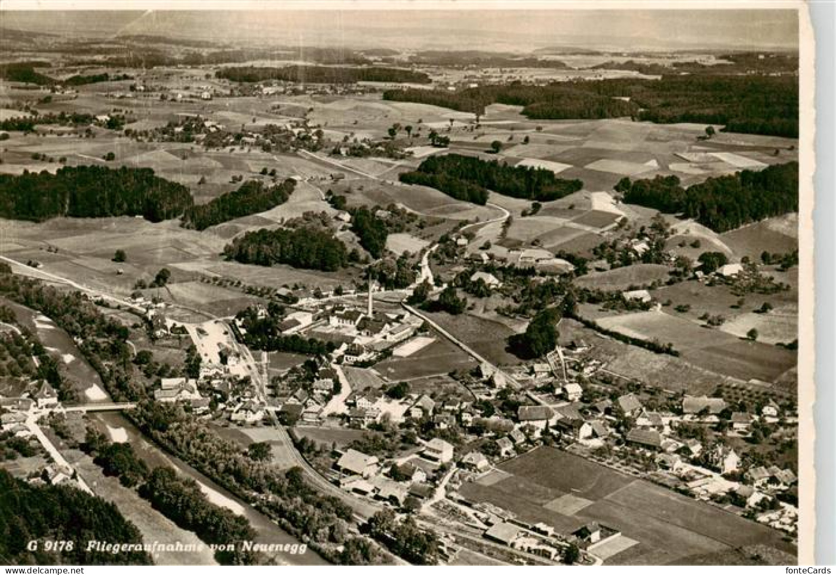 Neuenegg BE Fliegeraufnahme