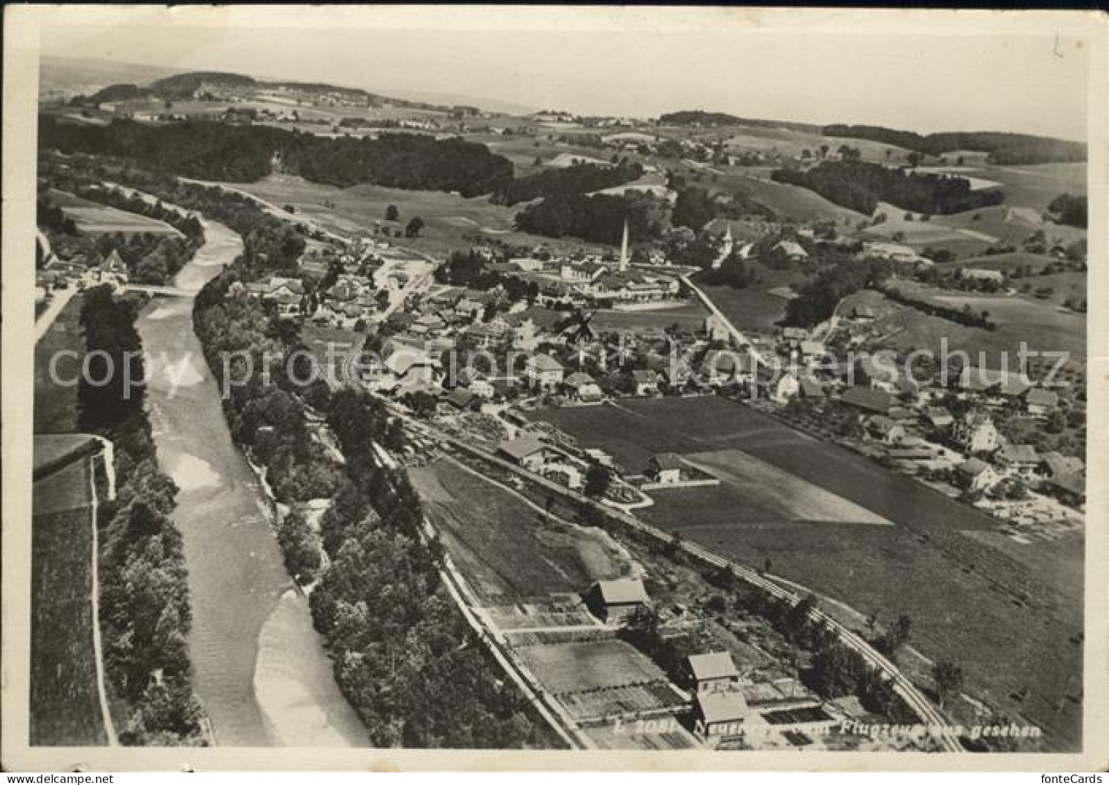 Neuenegg Fliegeraufnahme