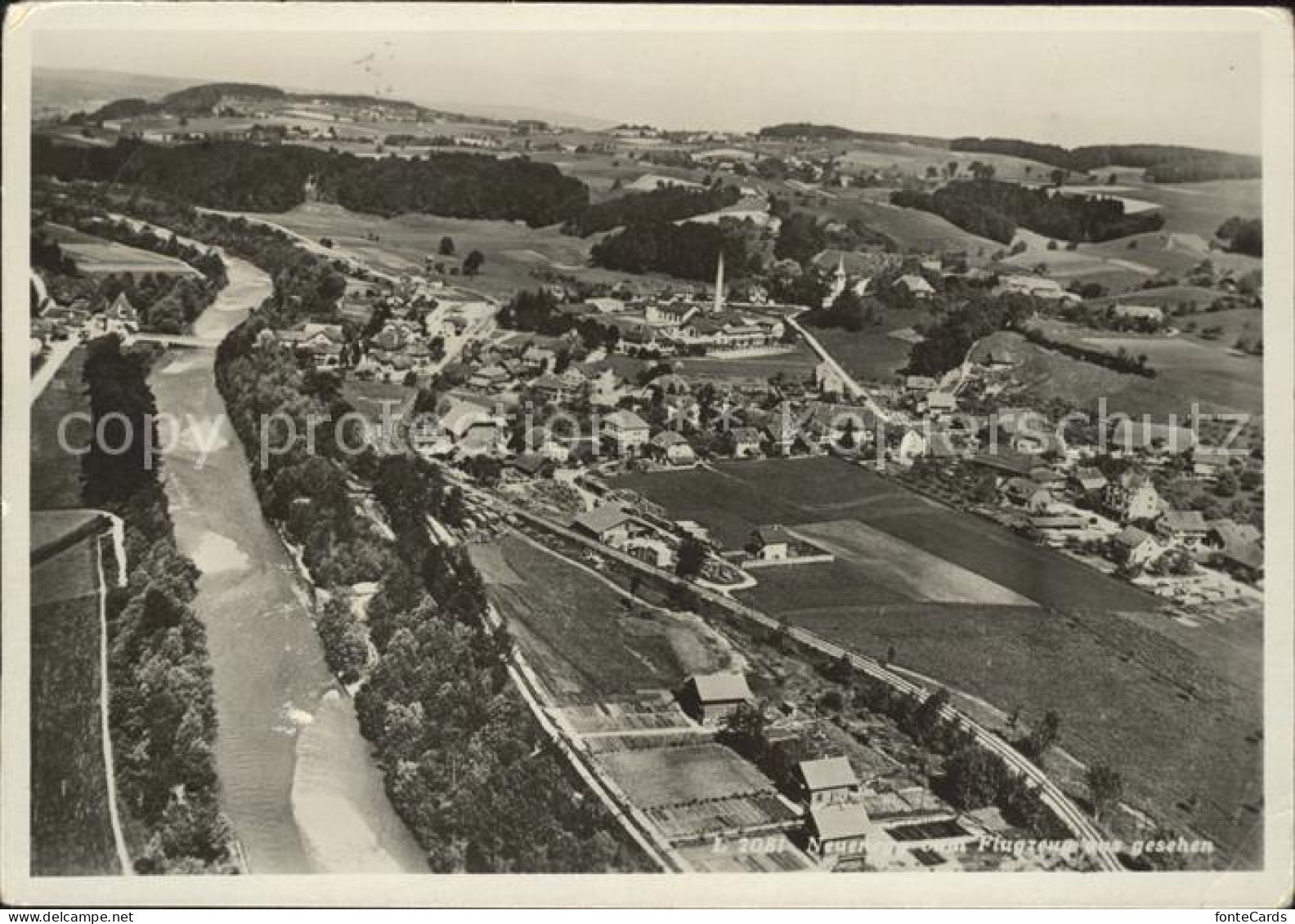 Neuenegg Fliegeraufnahme