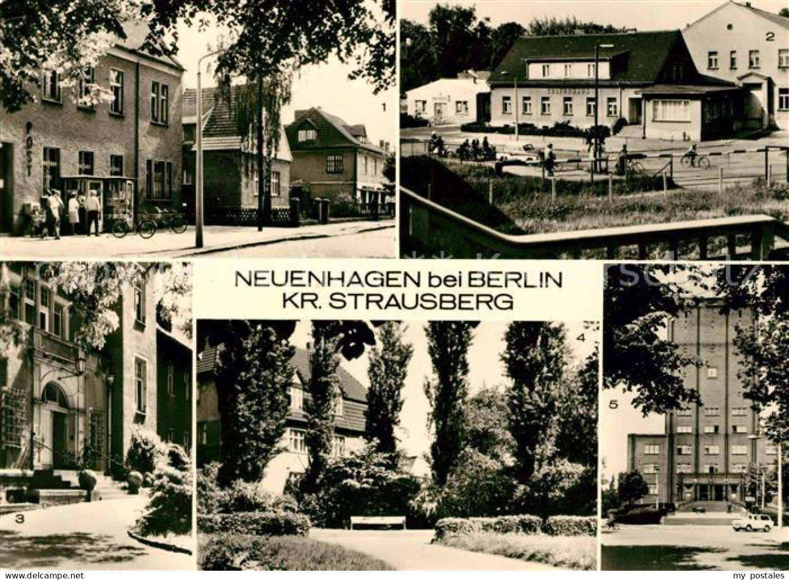 Neuenhagen Berlin Ernst Thaelmann Strasse Kulturhaus Krankenhaus Bahnhof Rathaus