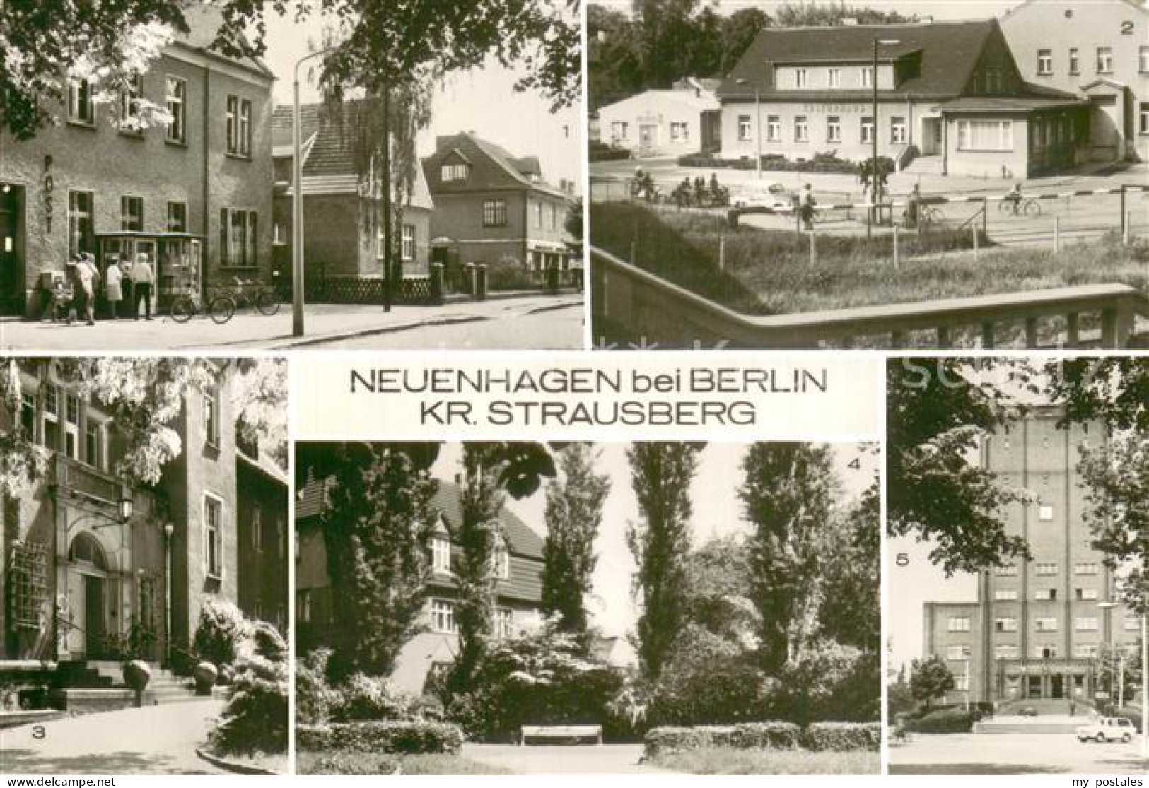 Neuenhagen  Berlin Ernst Thaelmann Strasse Kulturhaus Krankenhaus Parkanlagen Ra