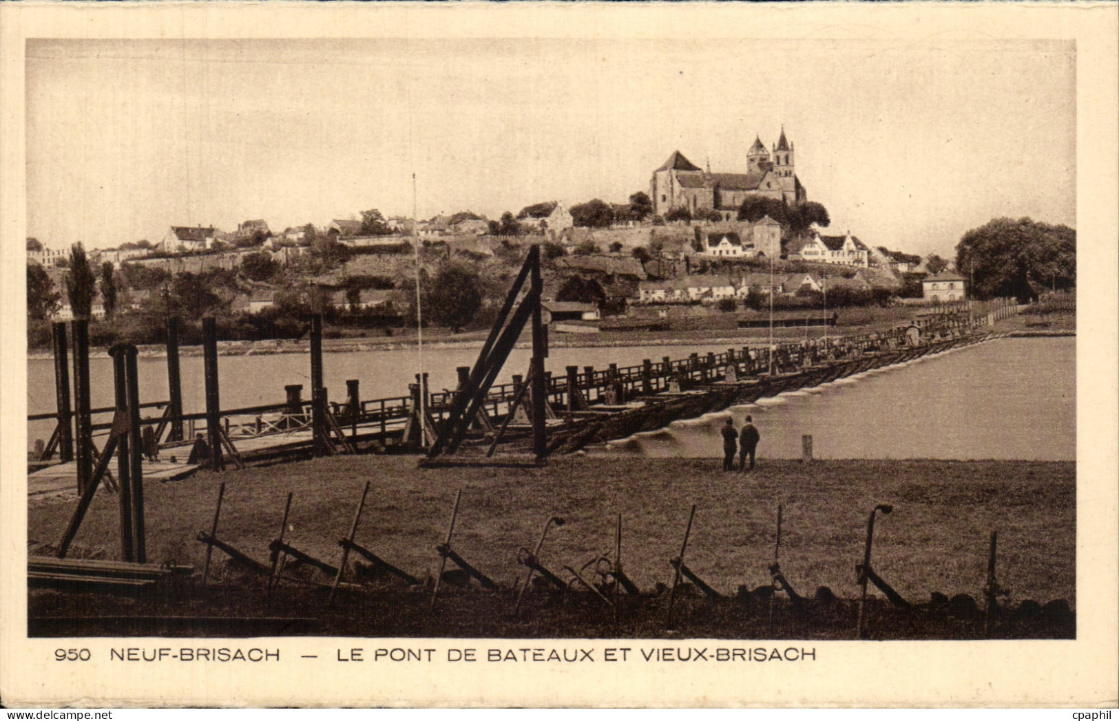 Neuf Brisach - Le Pont de Bateaux - CPA