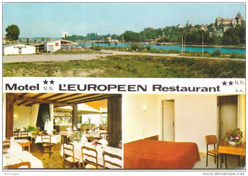 NEUF BRISACH - Vogelgrun - MOTEL L'EUROPEEN - Restaurant - Chef de cuisine René Daegélé