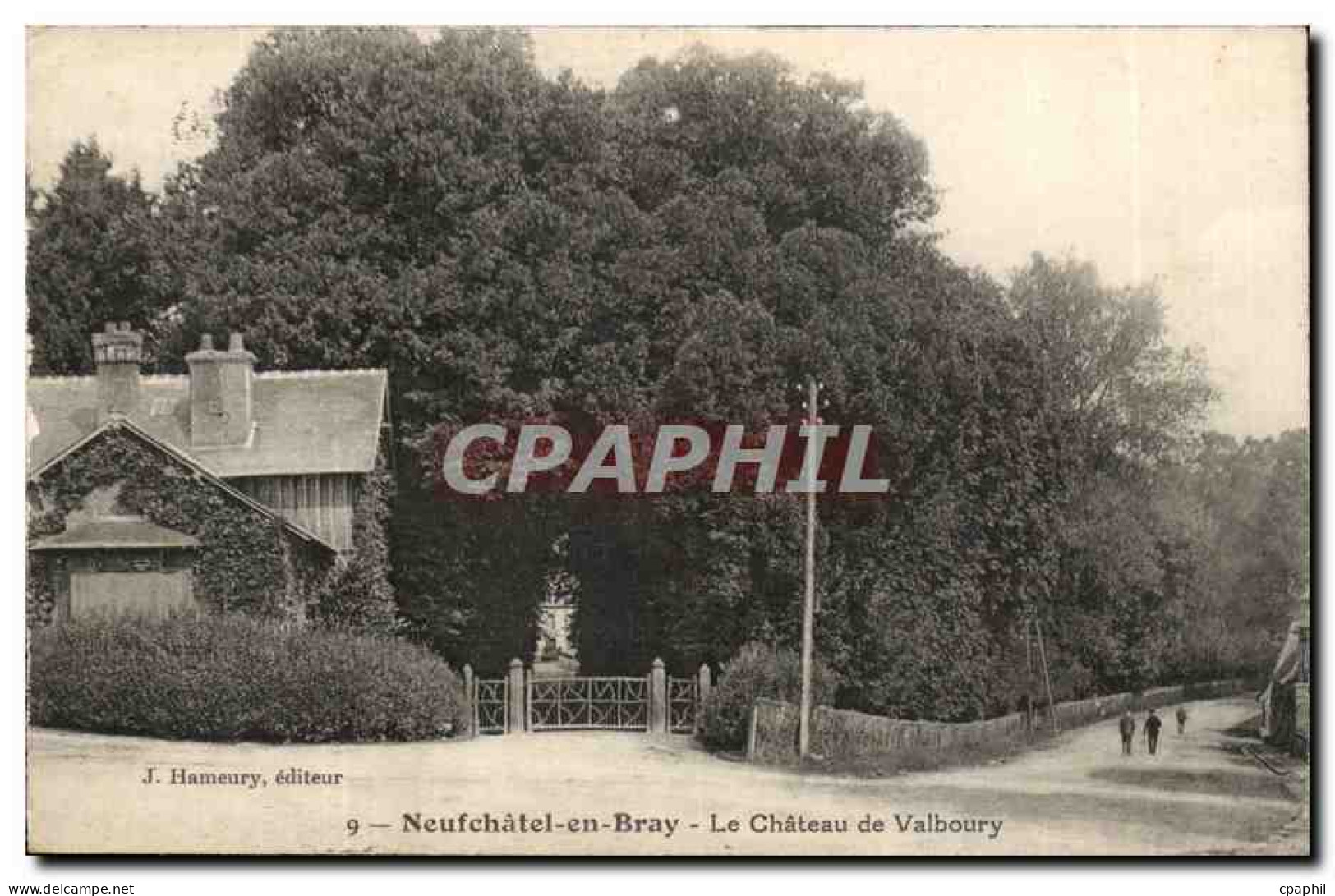 Neufchatel-en-Bray- Le Chateau de Valboury--CPA