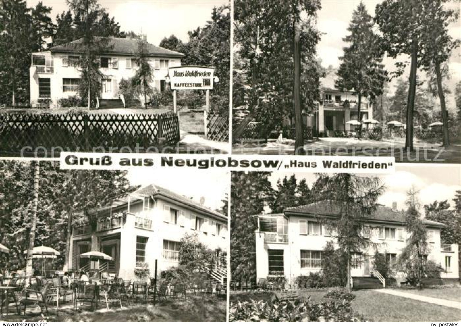 Neuglobsow FDGB Kaffeestube Haus Waldfrieden