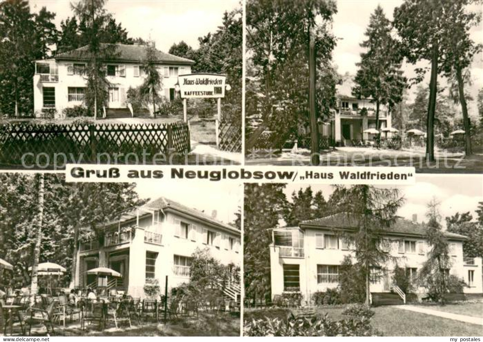 Neuglobsow Haus Waldfrieden Freiterrasse