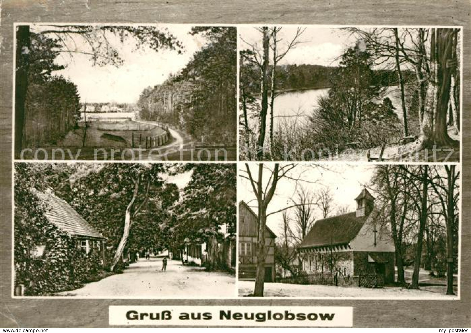 Neuglobsow Kirche Panoramen