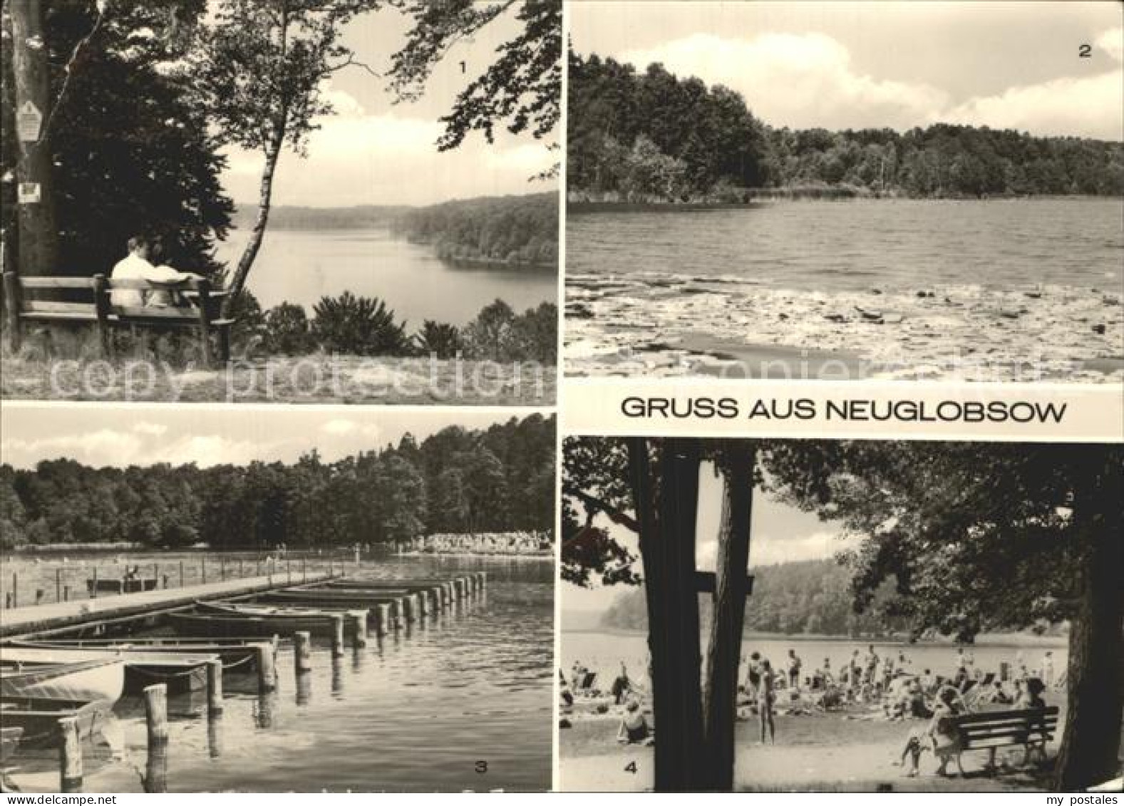 Neuglobsow Strand Seebruecke