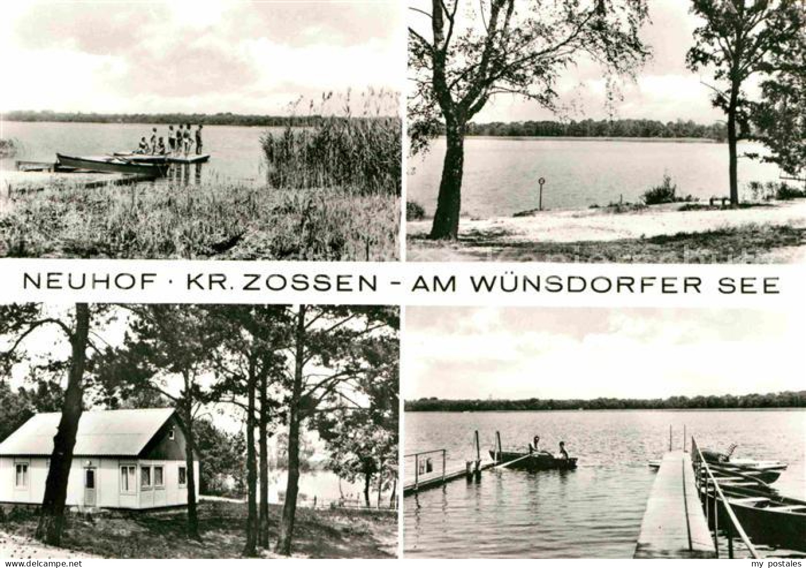 Neuhof Zossen Bungalows Strand Bootssteg