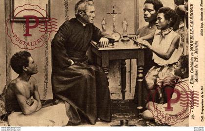 NUEVA CALEDONIA. Nouvelle Caledonie - ÉLÈVES CATÉCHISTES EN NOUVELLE CALÉDONIE MISSIONS DES PP. MARISTES