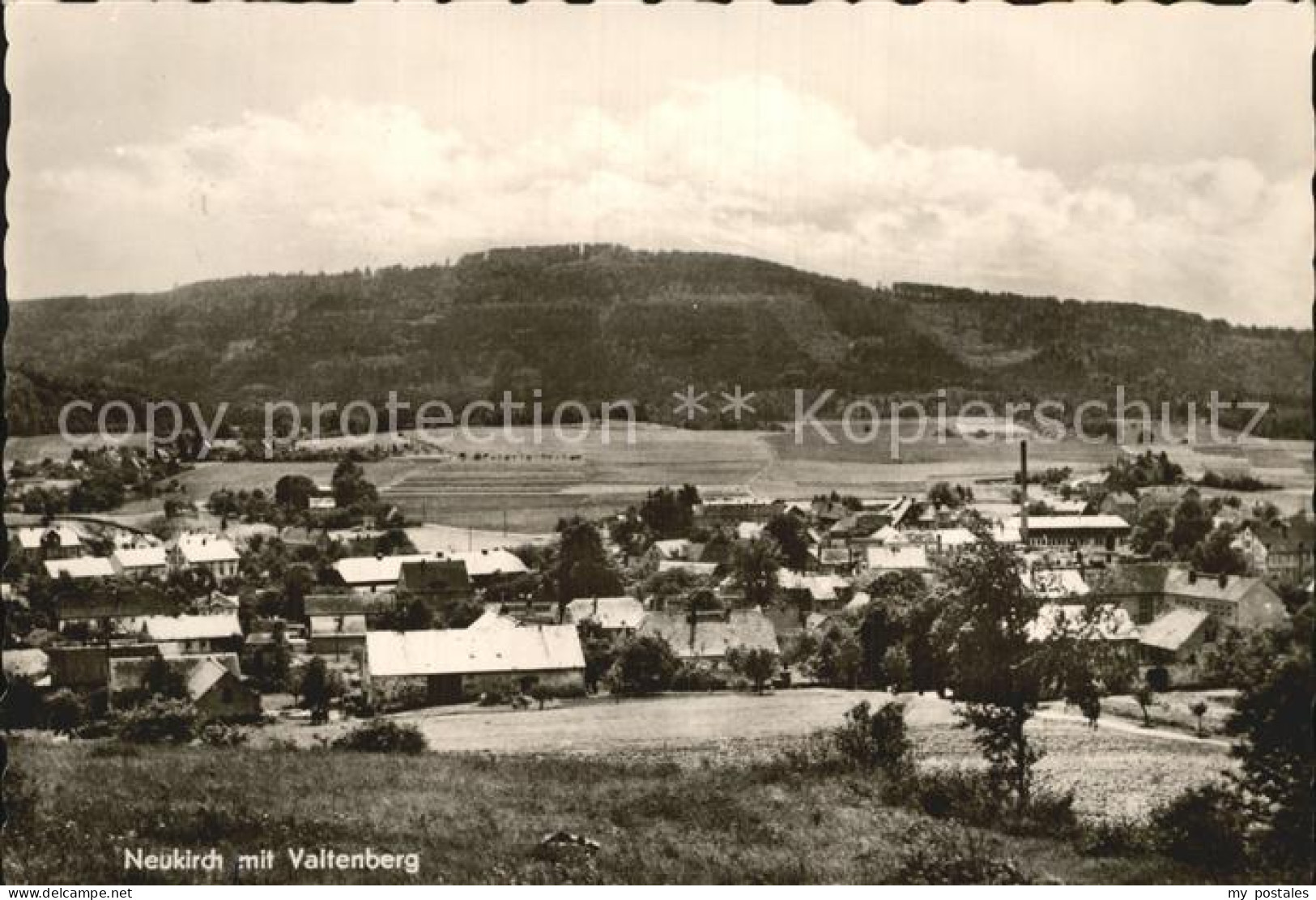 Neukirch Lausitz mit Valtenberg