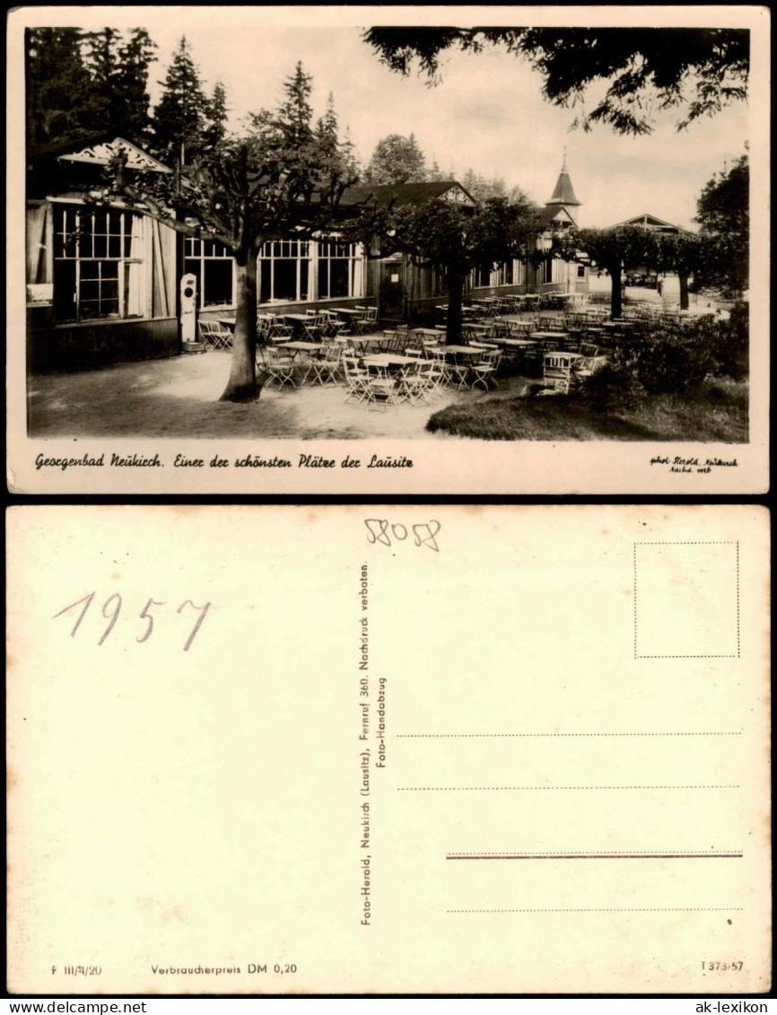Neukirch (Lausitz) Oberneukirch Georgenbad  Lausitz 1957