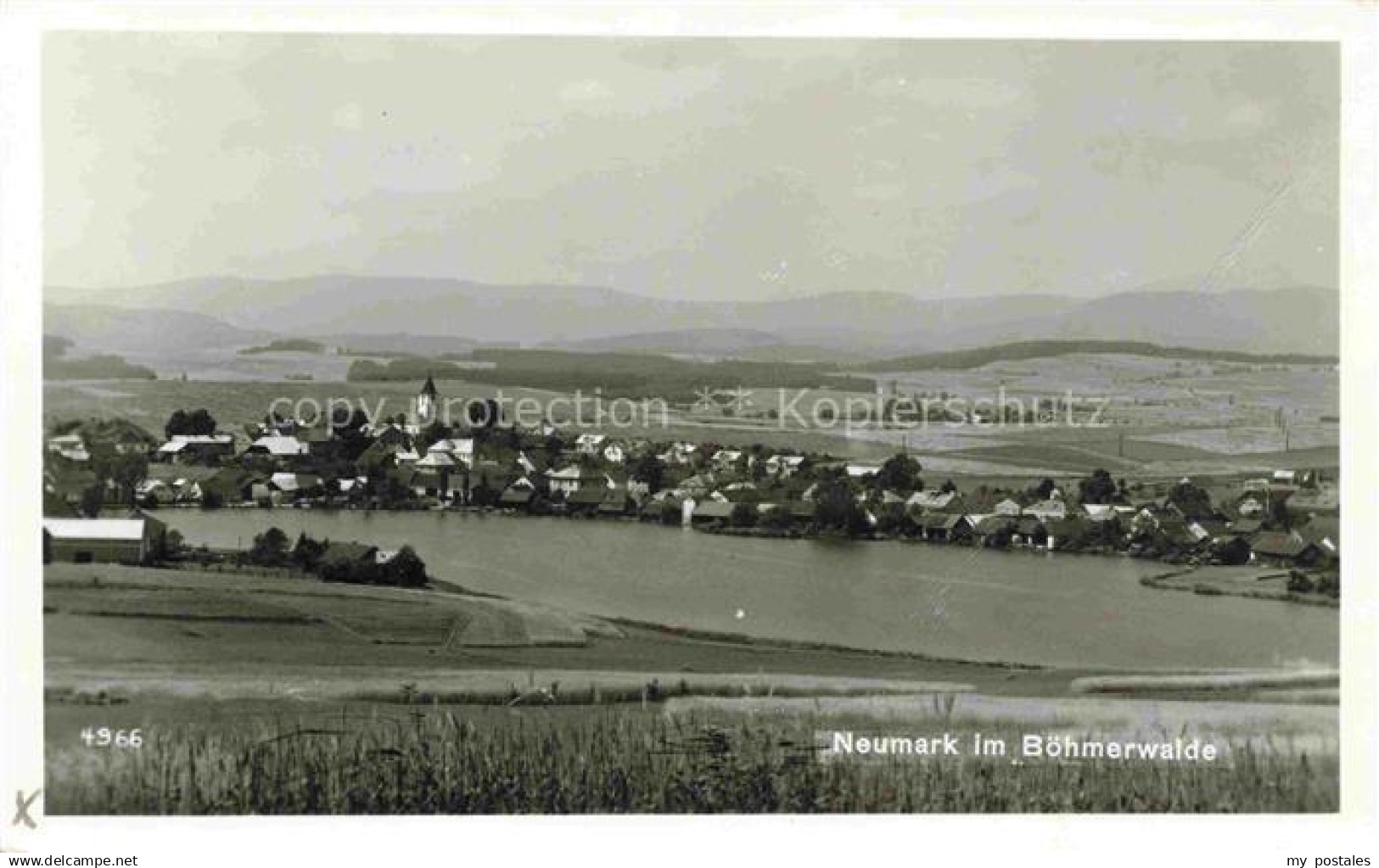 Neumark Vseruby Boehmerwald Domazlice CZ Panorama