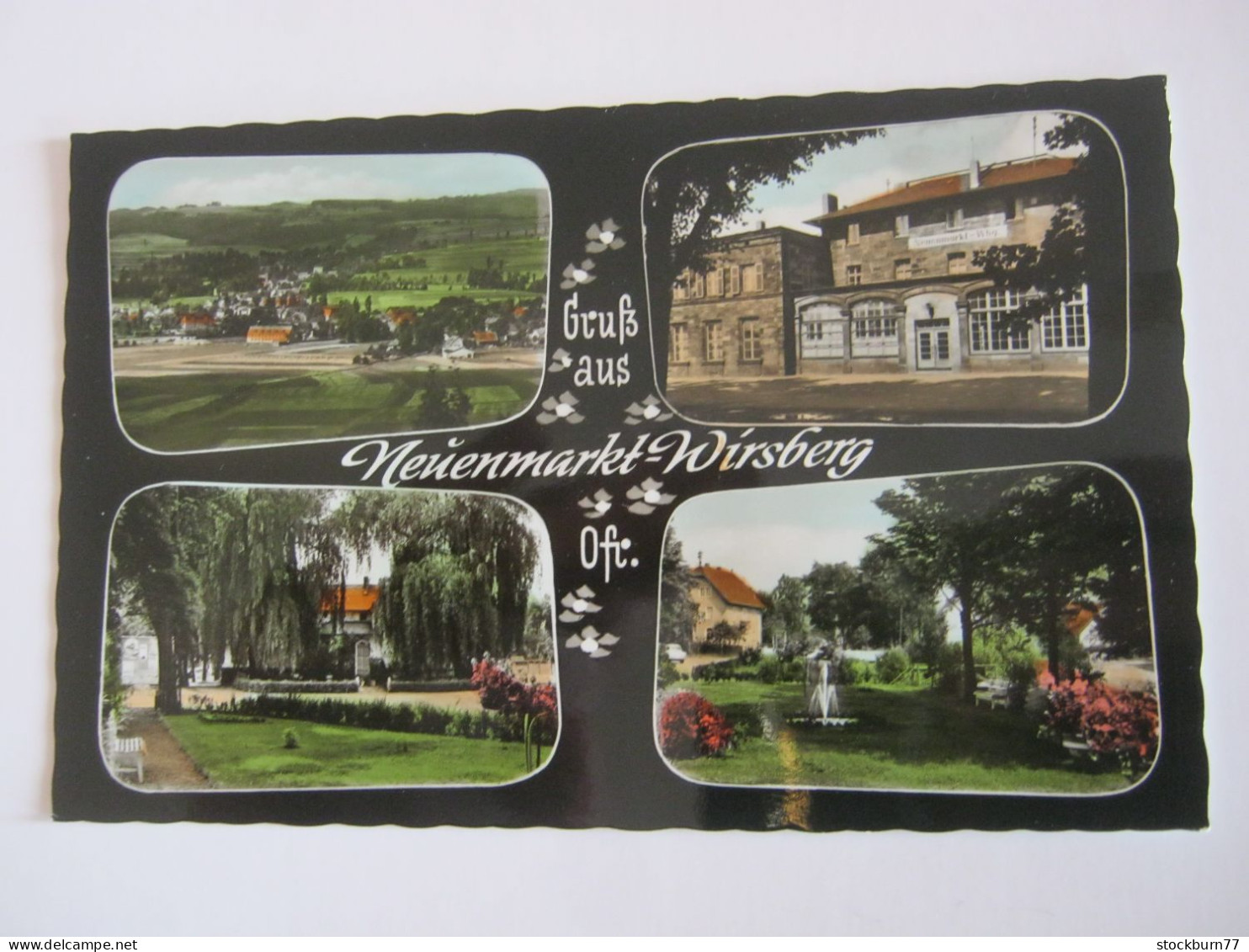 Neumarkt i. d. Oberpfalz , Bahnhof , schöne  Ansichtskarte um 1960