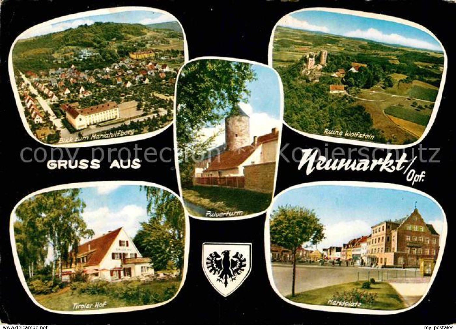 Neumarkt Oberpfalz Mariahilfberg Ruine Wolfstein Pulverturm Marktplatz Tiroler H