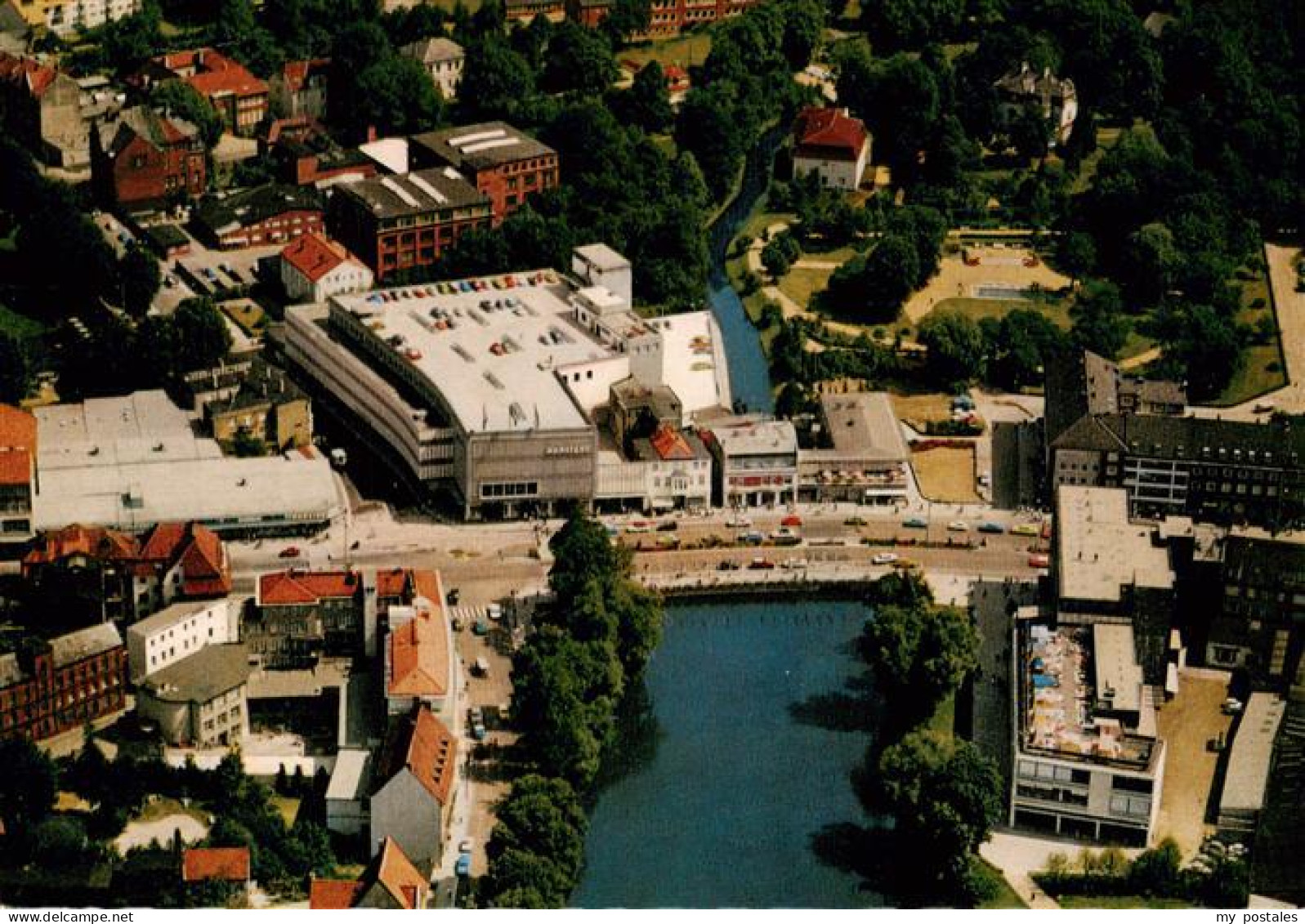 Neumuenster  Schleswig-Holstein Fliegeraufnahme mit Rudolf Karstadt AG