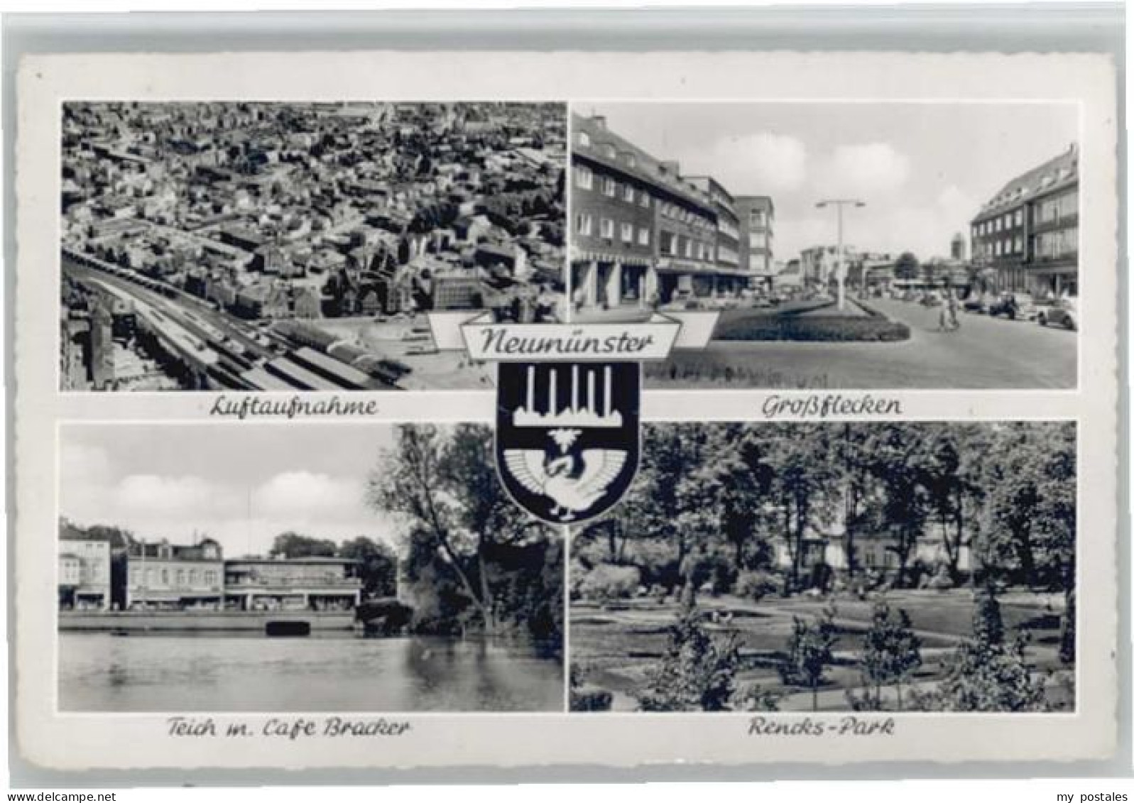 Neumuenster Schleswig-Holstein Neumuenster Grossflecken Cafe Bracker Rencks Park