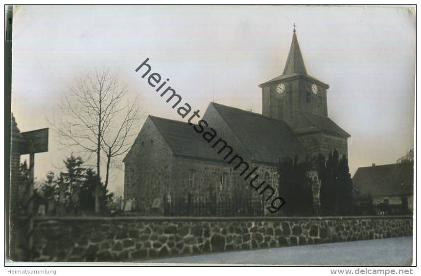 Neuruppin-Stöffin - Kirche - Foto-Ansichtskarte