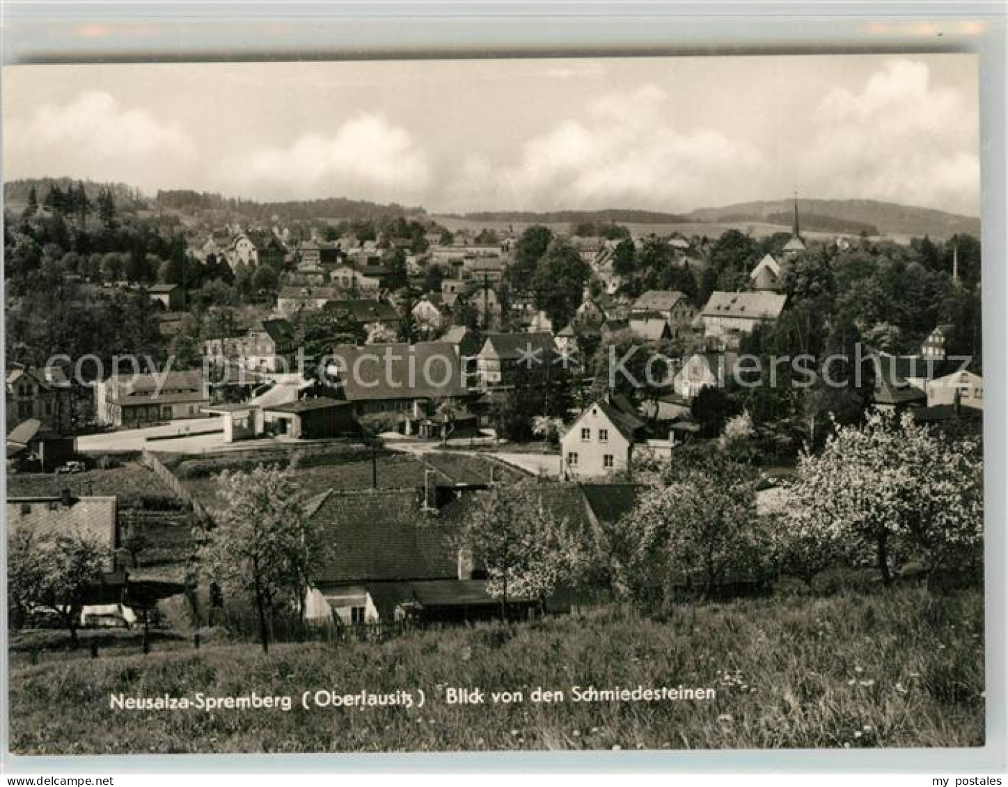 Neusalza-Spremberg Blick von den Schmiedesteinen