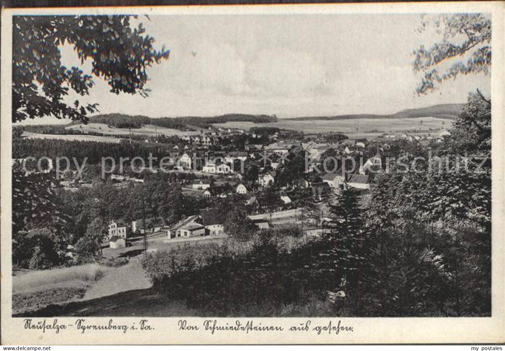 Neusalza-Spremberg Panorama von den Schmiedesteinen
