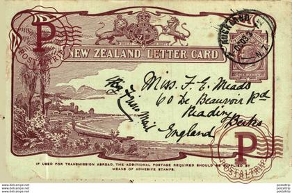 NUEVA ZELANDA // NEW ZEALAND. LETTER CARD