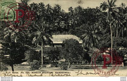 NUEVA ZELANDA // NEW ZEALAND. MISSION STATION. RAROTONGA.