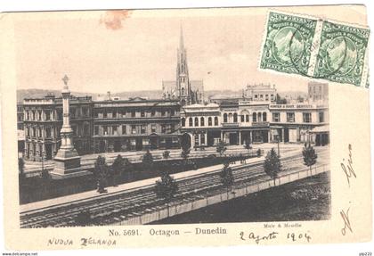 Nuova Zelanda 1904 Dunedin Postal Card