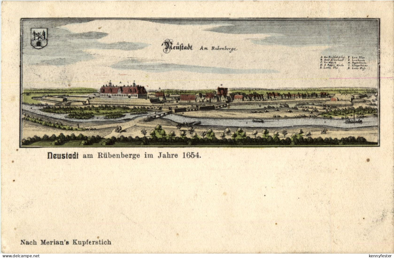 Neustadt am Rübenberge im Jahre 1654