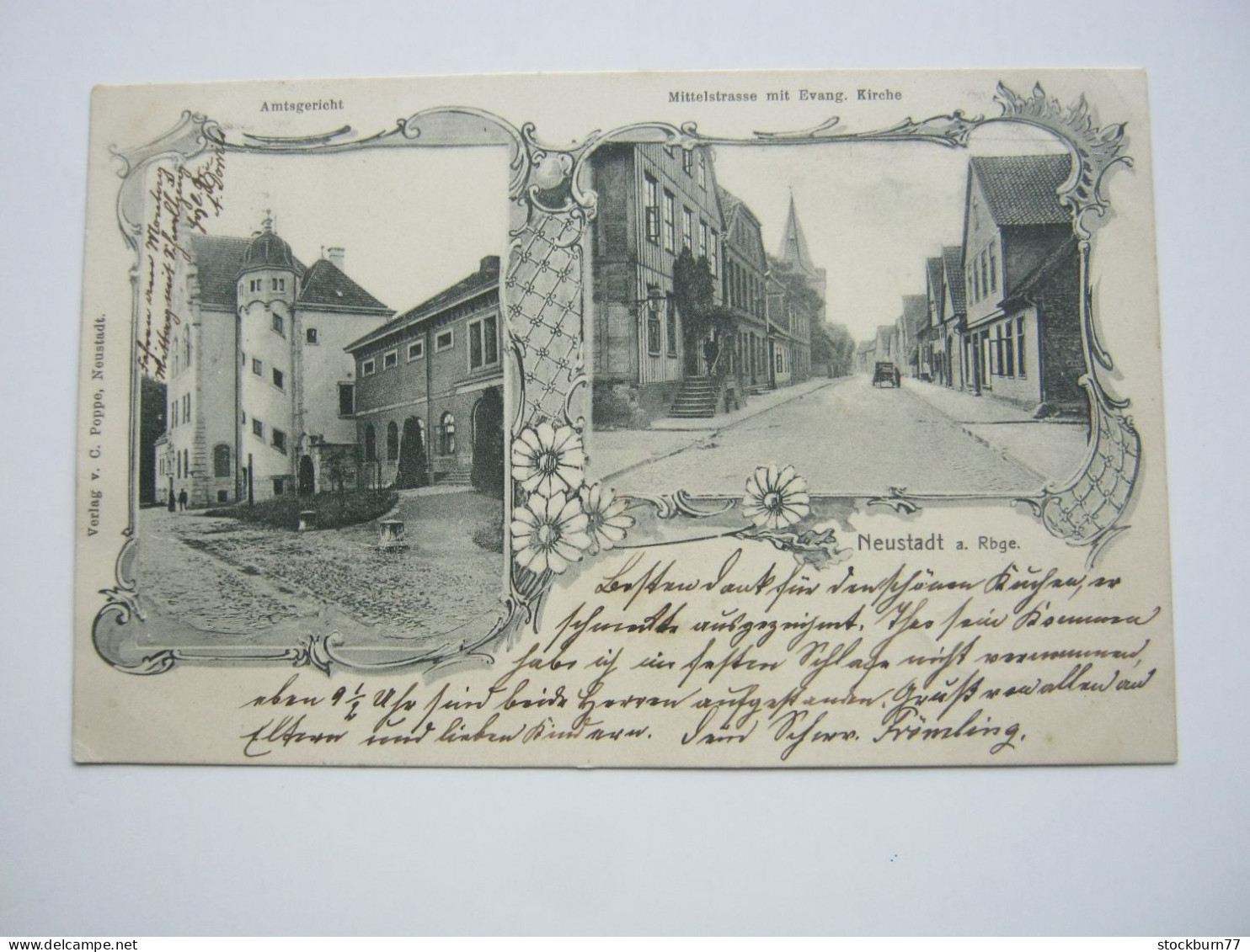 Neustadt am Rübenberge  ,  schöne Karte um 1904