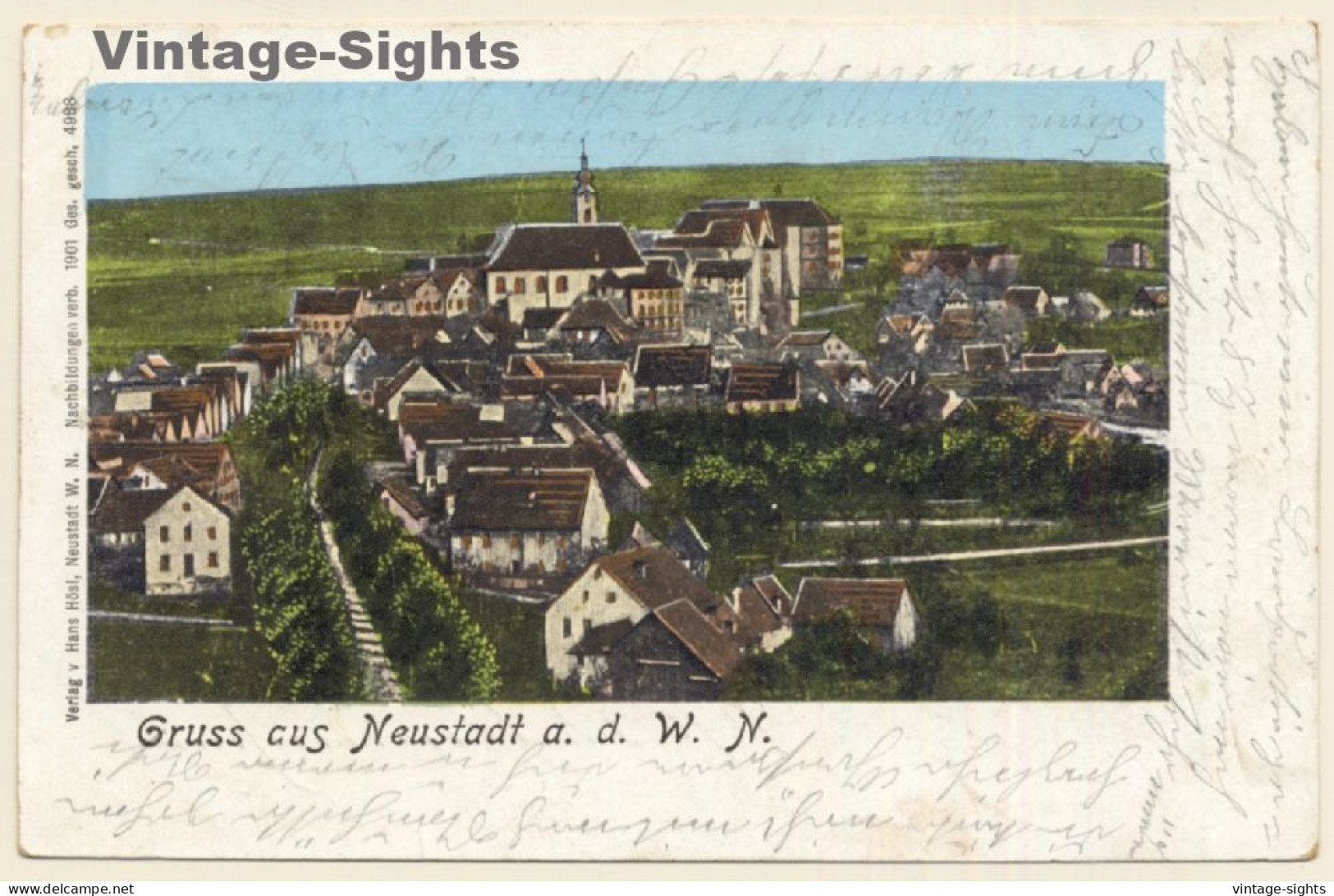 Neustadt an der Waldnaab: Total View (Vintage PC 1902)