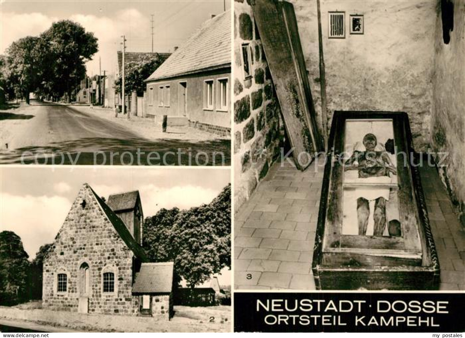 Neustadt Dosse Kampehl der nicht verweste Leichnam des 1703 verstorbenen Ritters