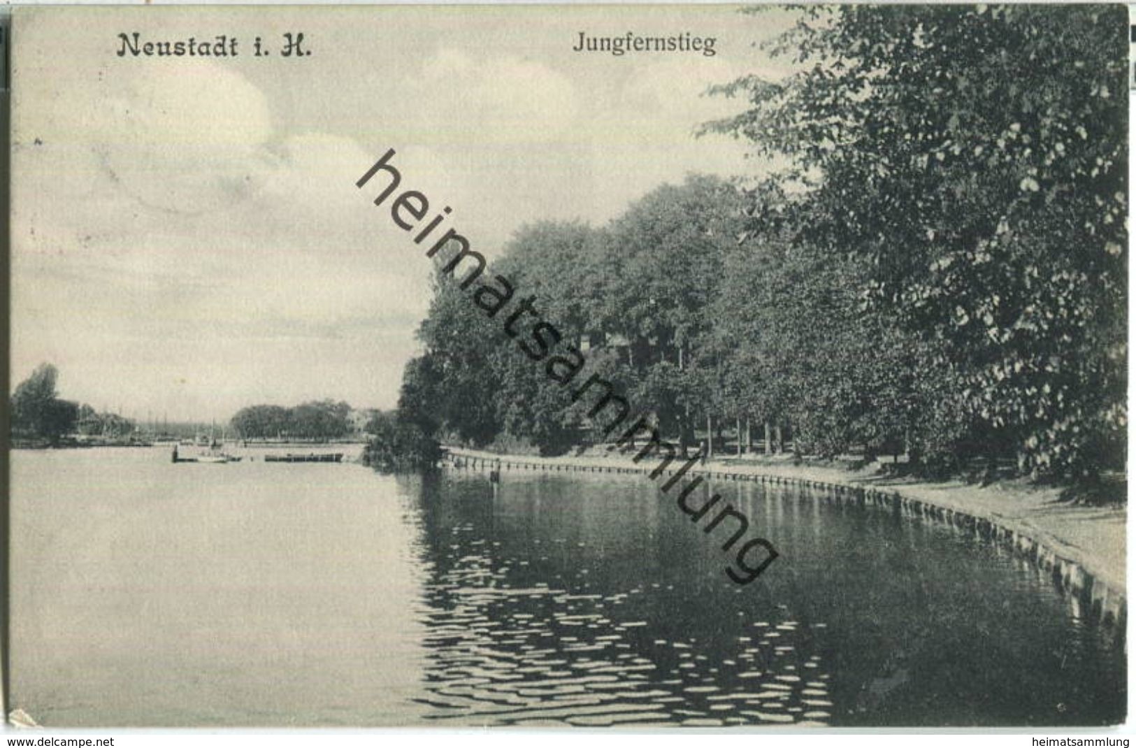 Neustadt in Holstein - Jungfernstieg - Verlag E. Körner Neustadt i. H.