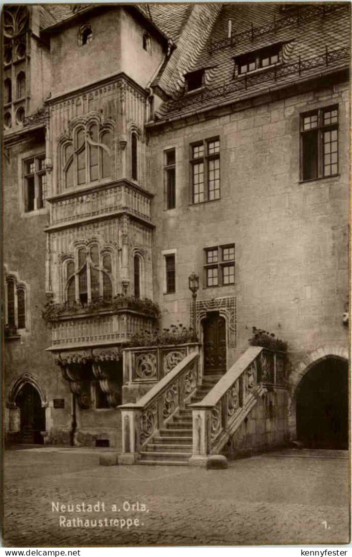 Neustadt Orla - Rathaustreppe