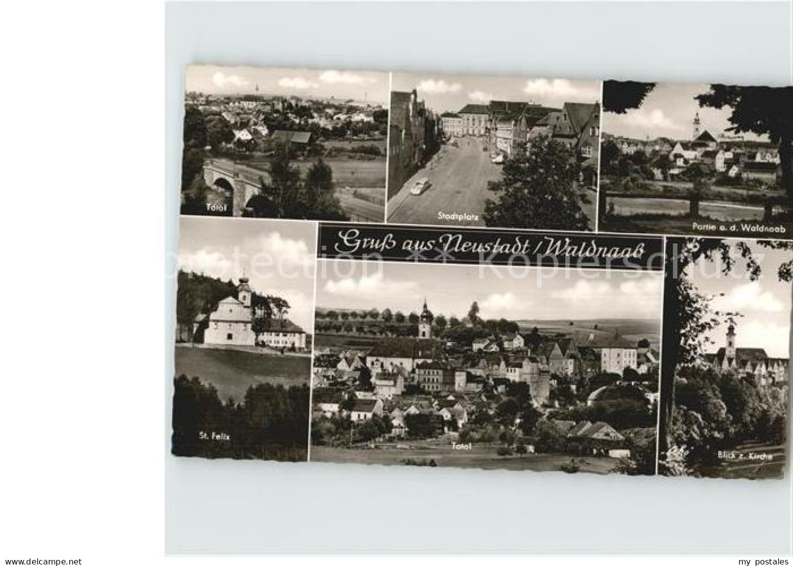 Neustadt Waldnaab Total Stadtplatz Kloster St Felix Kirche