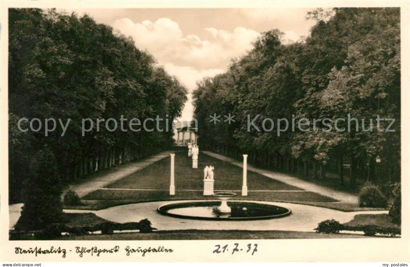 Neustrelitz Mecklenburg-Vorpommern Schlossgarten