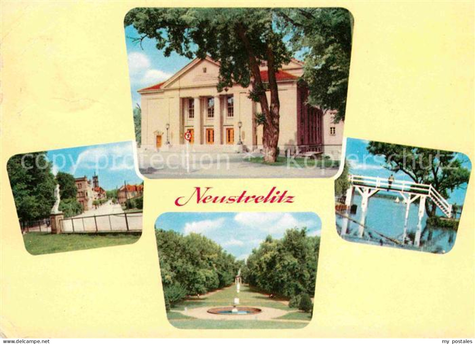 Neustrelitz Mecklenburg-Vorpommern Teilansichten