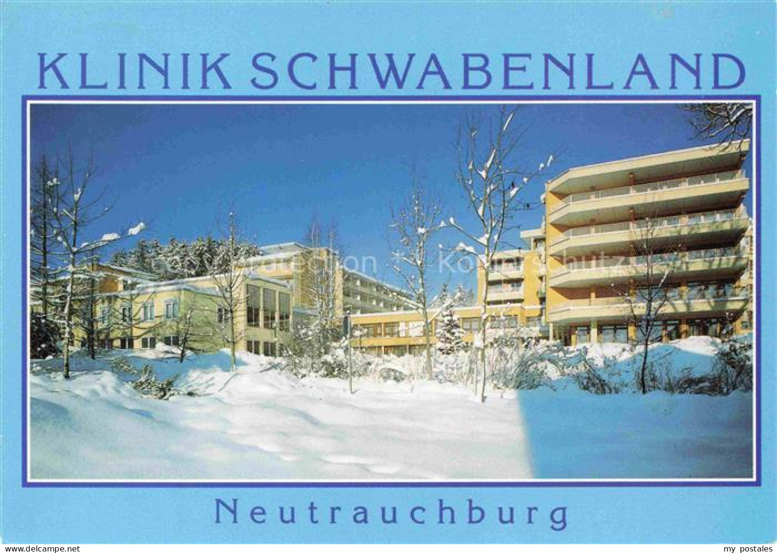 Neutrauchburg Isny Allgaeu Bayern Klinik-Schwabenland Isny Klinikgebaeude Schnee