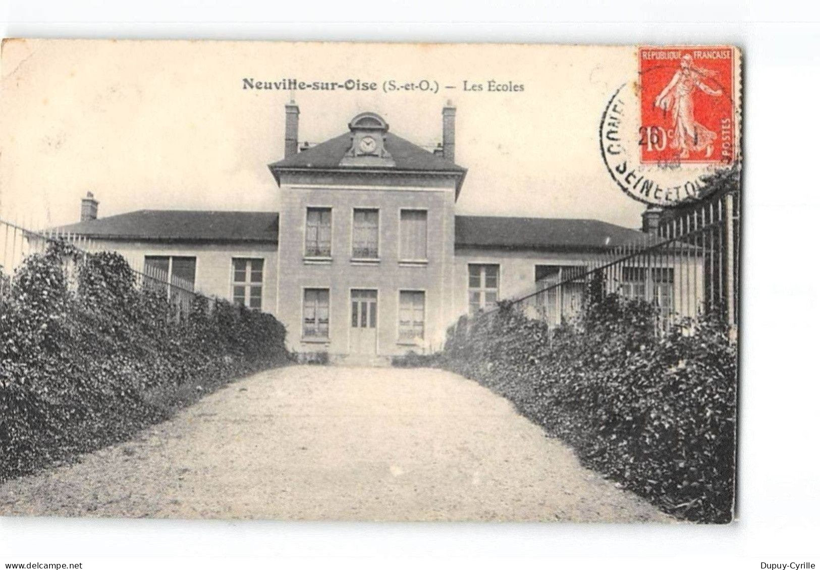 NEUVILLE SUR OISE - Les Ecoles - état