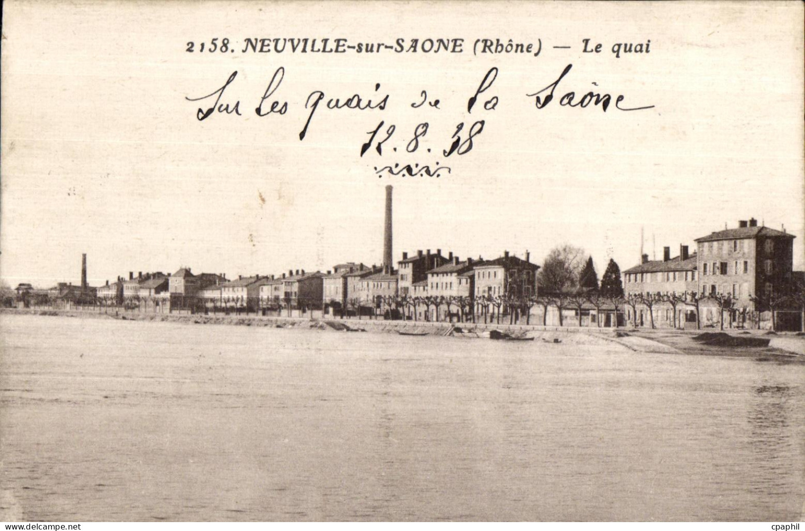 Neuville sur Saone - Le Quai - CPA