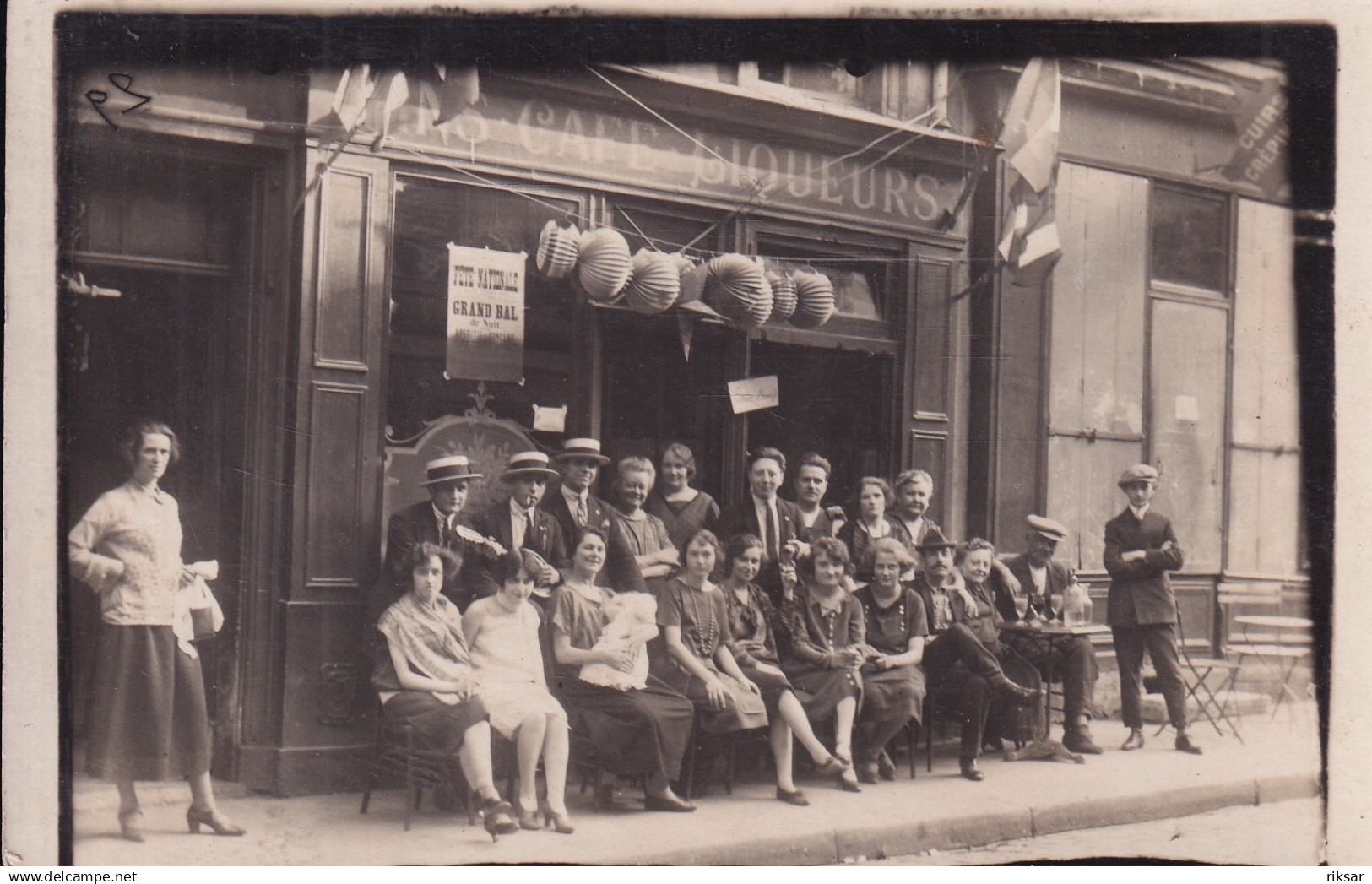 NEUVY SAUTOUR(CAFE) CARTE PHOTO