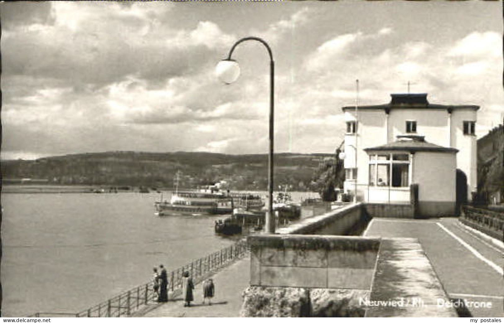 Neuwied Rhein Neuwied Deichkrone x 1957
