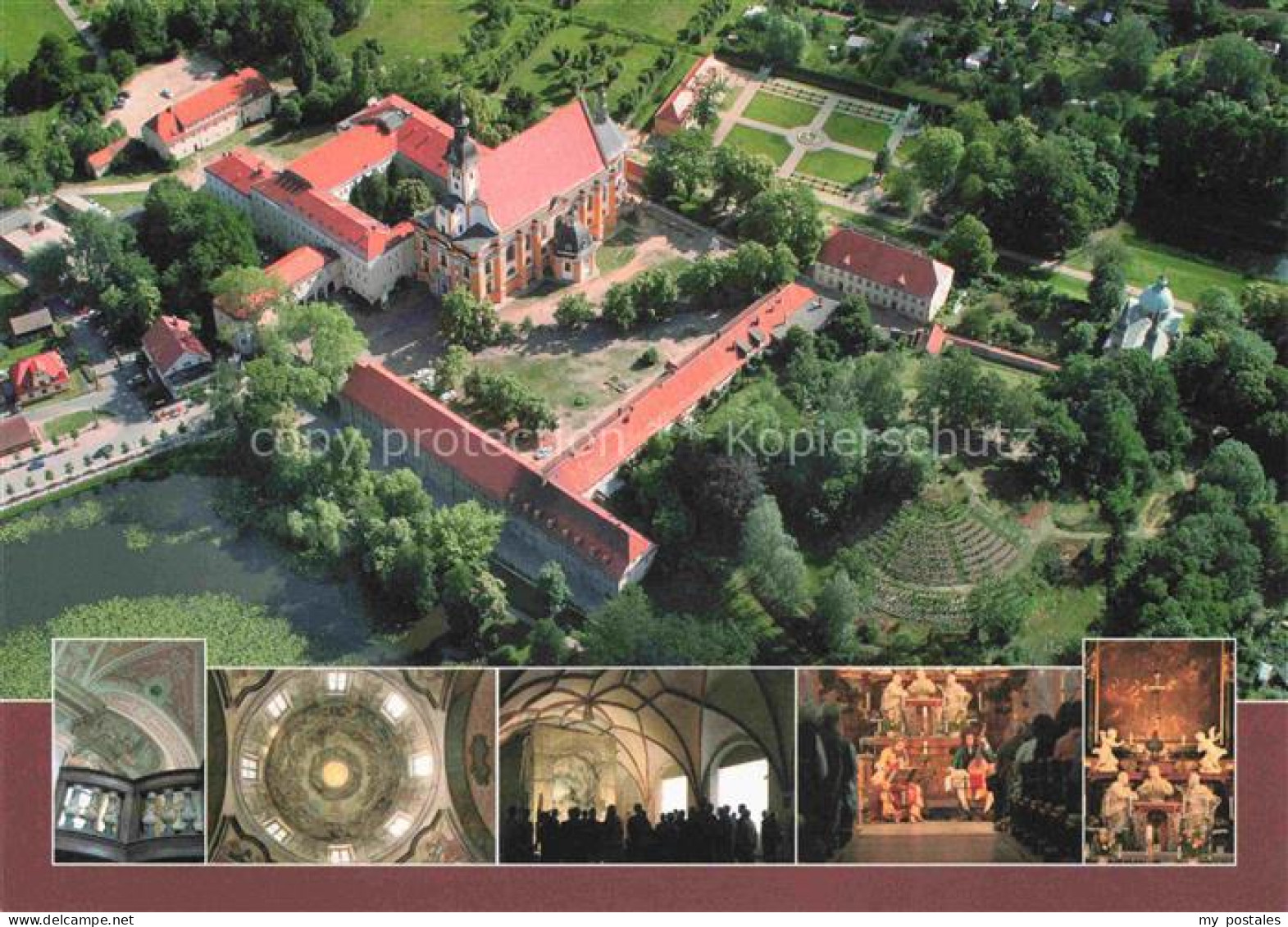 Neuzelle Brandenburg Klosteranlage Fliegeraufnahme Details