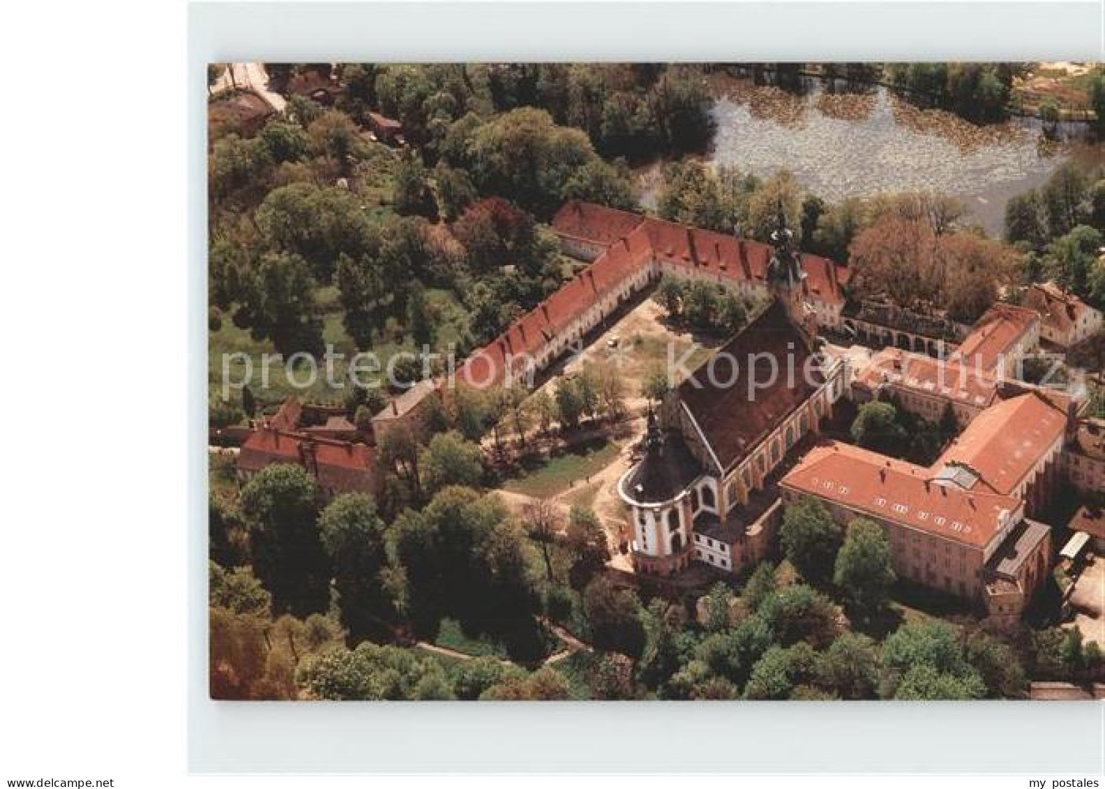 Neuzelle Fliegeraufnahme Zisterzienserstift