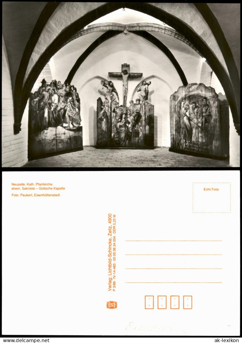 Neuzelle Gotische Kapelle in der Katholischen Pfarrkirche Neuzelle 1989