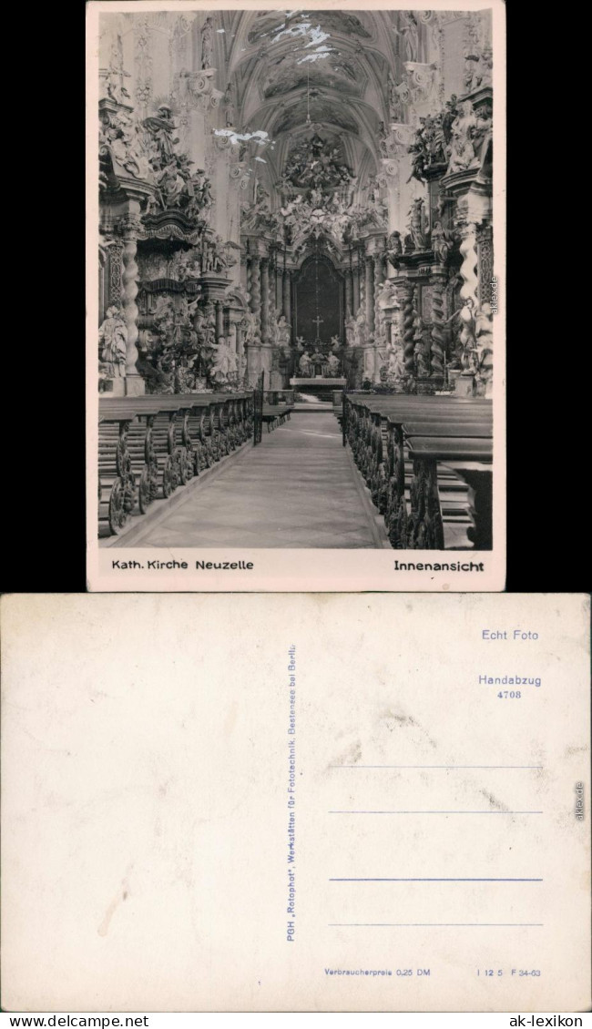 Neuzelle Katholische Kirche - Innenansicht 1963