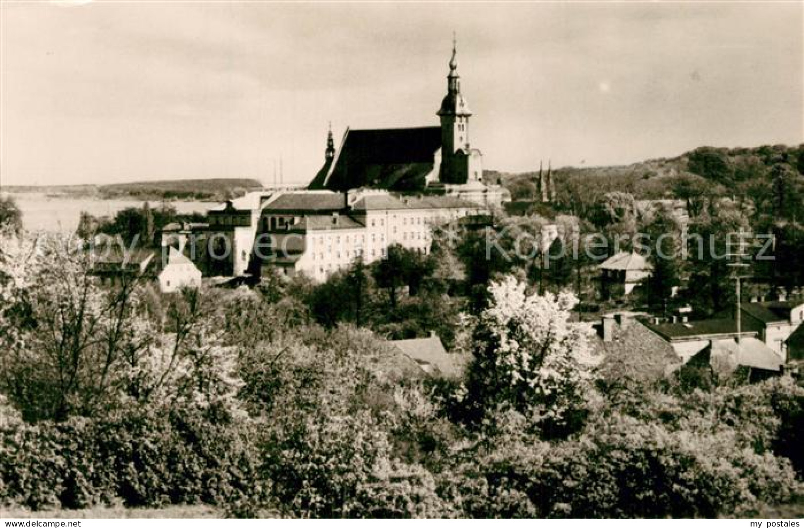 Neuzelle Ortsansicht mit Kirche