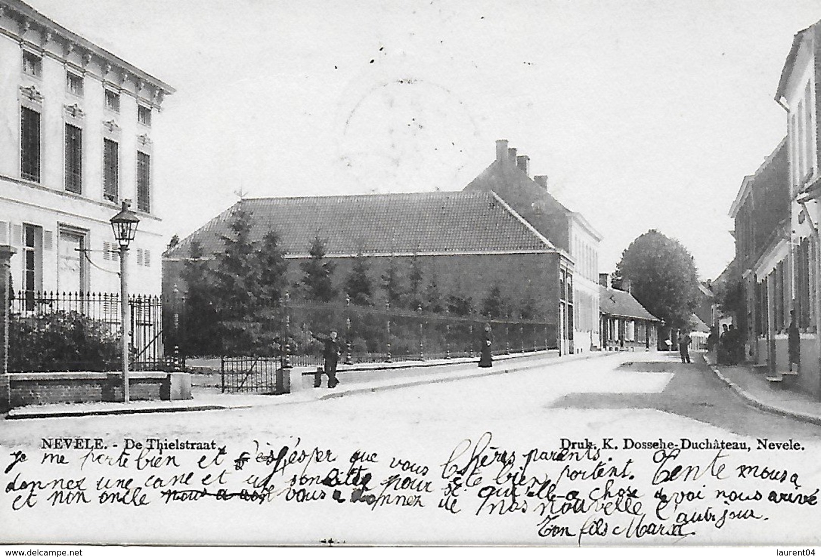 NEVELE.  DE THIELSTRAAT.  ANIMATION.