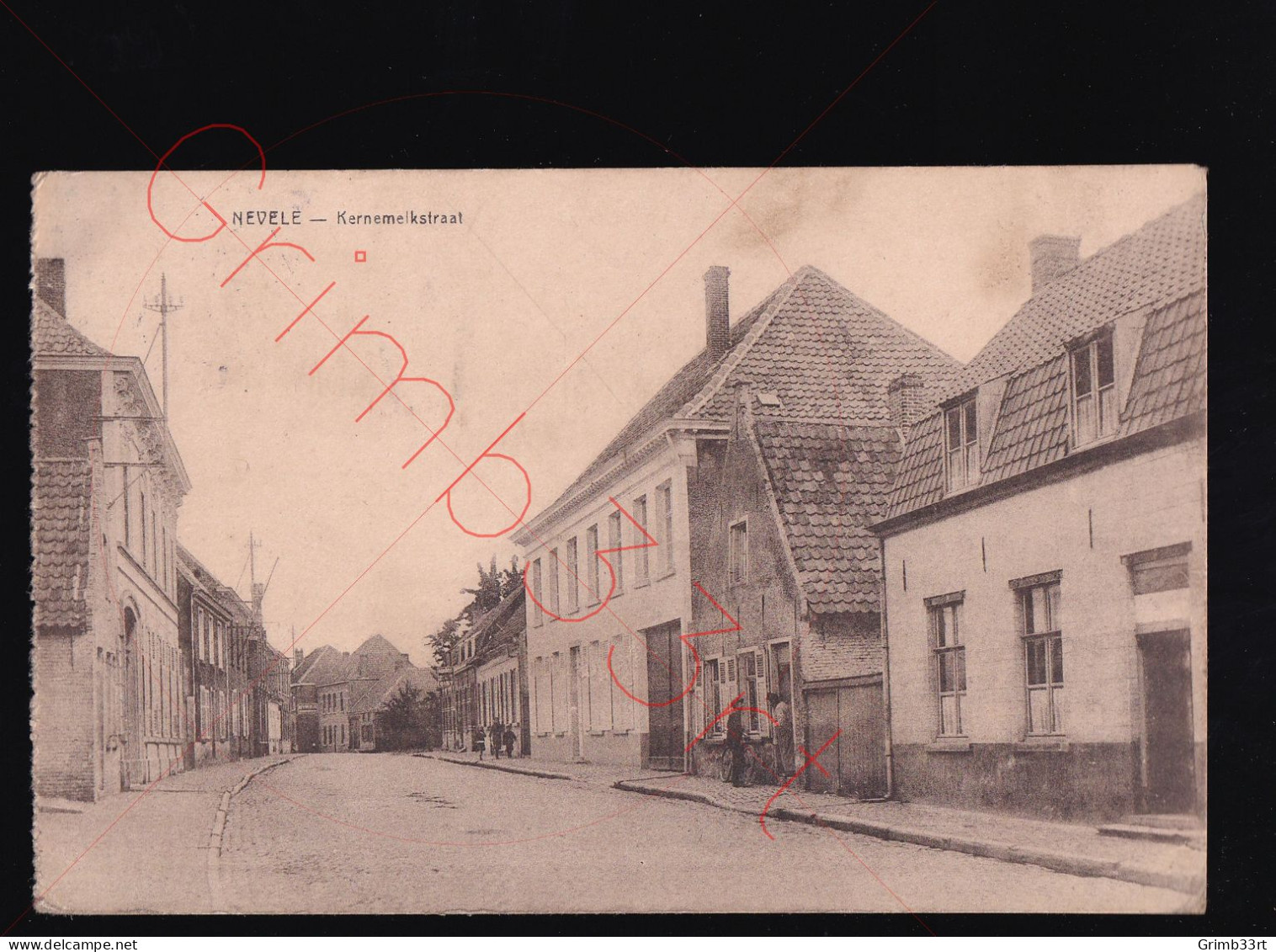 Nevele - Kernemelkstraat - postkaart