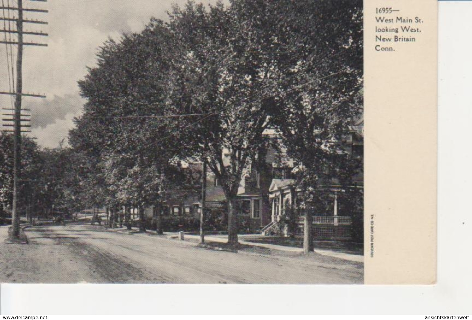New Britain Conn. West Main St. ngl #204.096